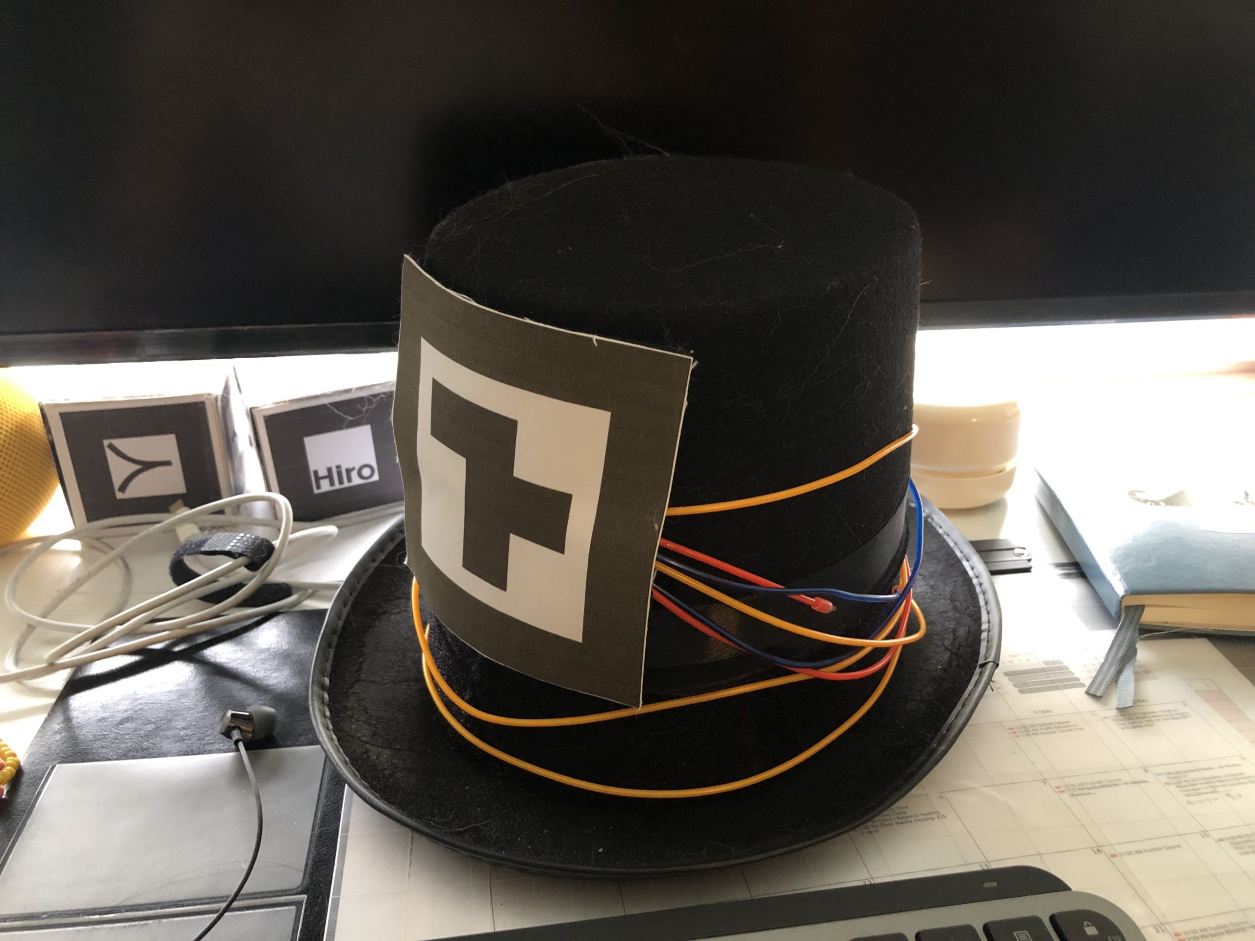 A screenshot of the SoundVizHat Application